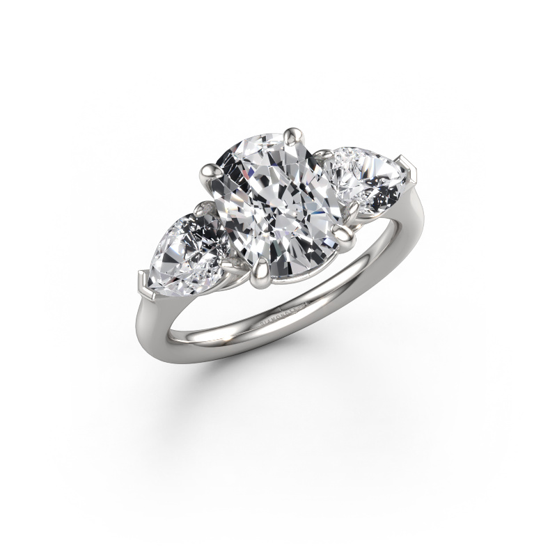 Image of Engagement ring Carma CSH 950 platinum Lab grown diamond 3.80 crt