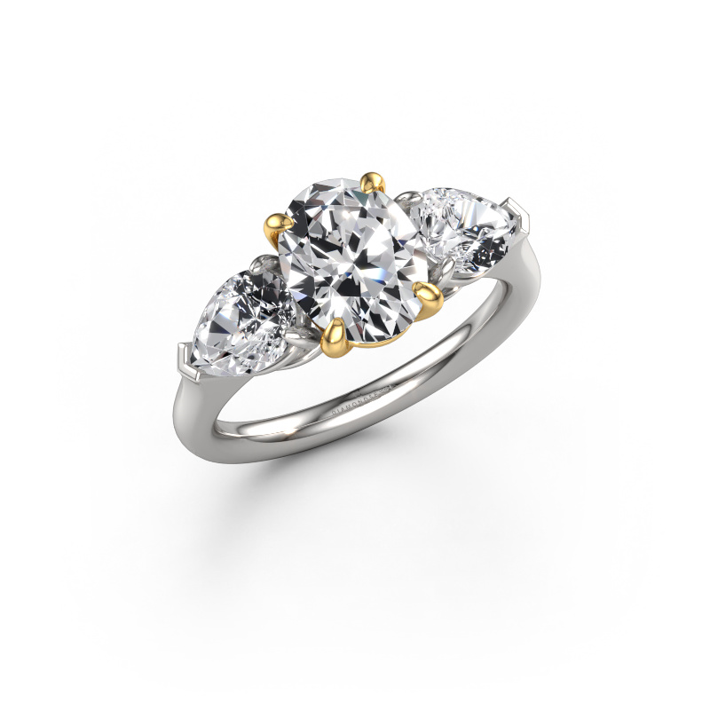 Bild von Verlobungsring Carma OVL 585 Weißgold Lab-grown Diamant 3.10 crt