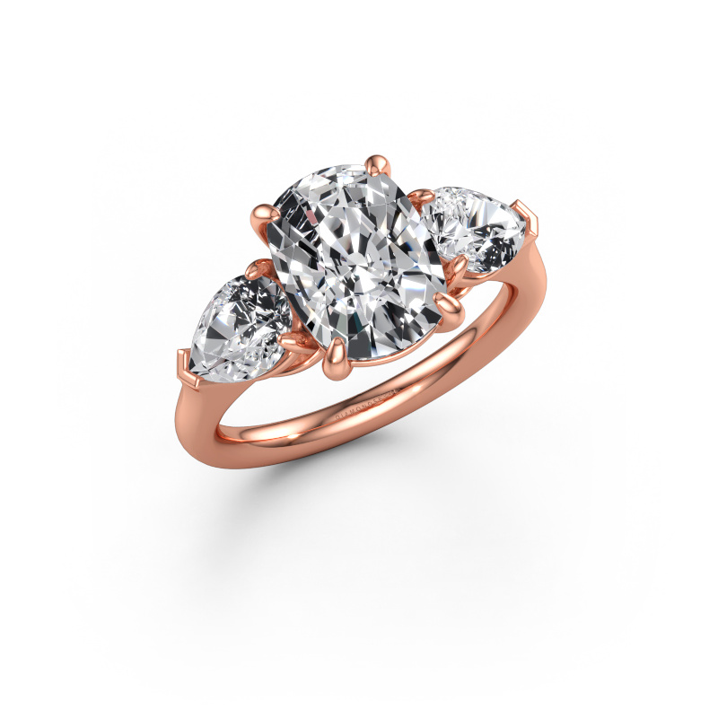 Immagine di Anello di fidanzamento Carma CSH 585 oro rosa Diamante lab grown 4.30 crt