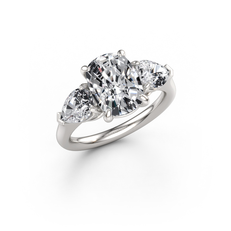 Immagine di Anello di fidanzamento Carma CSH 585 oro bianco Diamante lab grown 4.30 crt