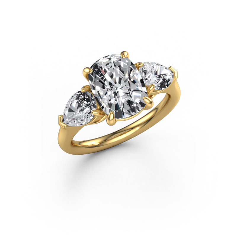 Image of Engagement ring Carma CSH 585 gold Lab grown diamond 4.30 crt