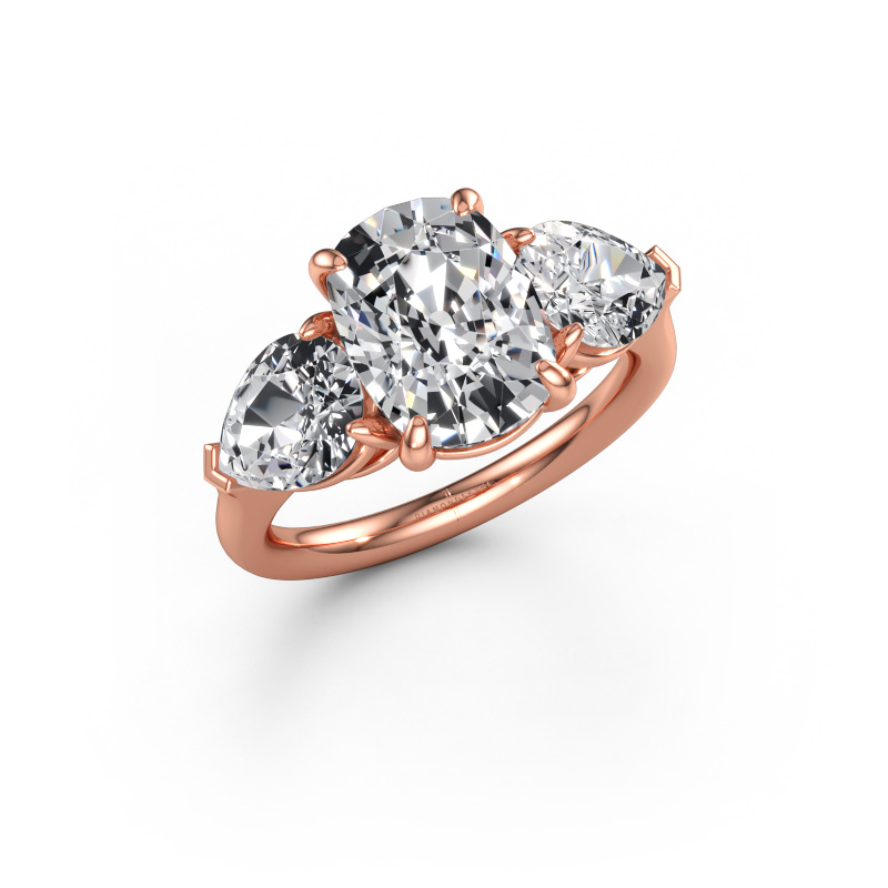 Immagine di Anello di fidanzamento Carma CSH 585 oro rosa Diamante lab grown 5.50 crt