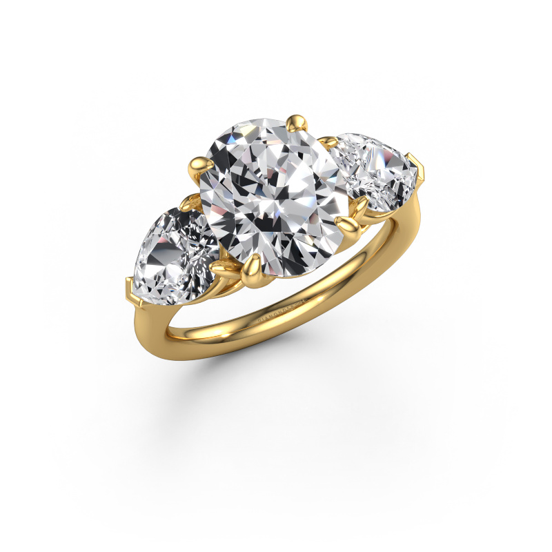 Afbeelding van Verlovingsring Carma OVL 585 Goud Lab-grown diamant 5.85 crt