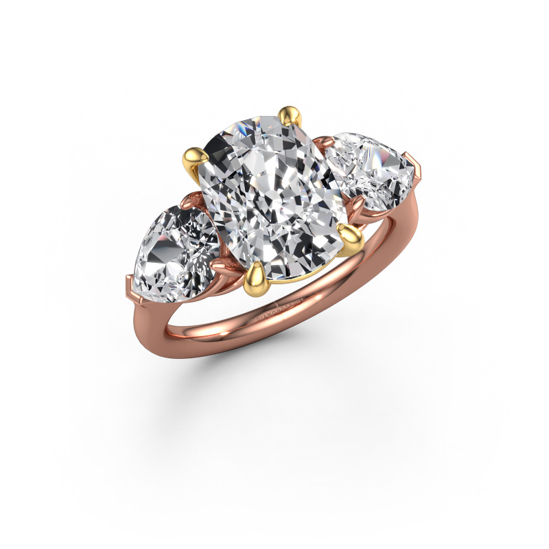 Image de Bague de fiançailles Carma CSH 585 or rose Diamant synthétique 6.00 crt