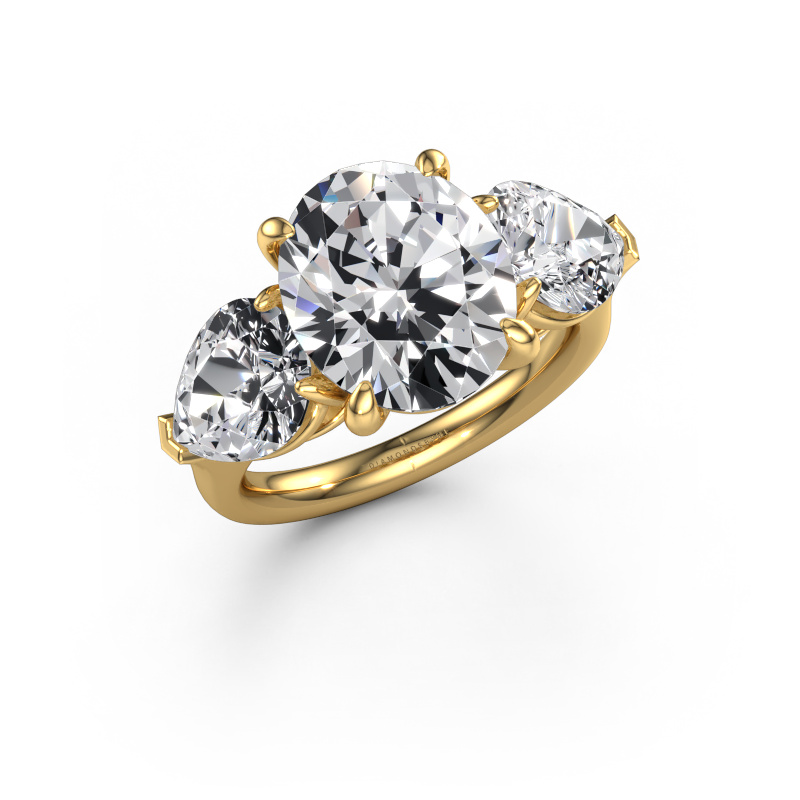 Afbeelding van Verlovingsring Carma OVL 585 goud Lab-grown diamant 8.05 crt
