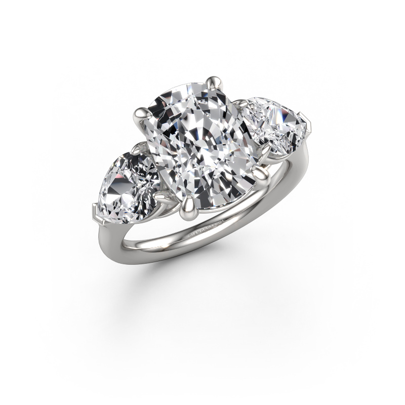 Image de Bague de fiançailles Carma CSH 950 platine Diamant synthétique 6.50 crt