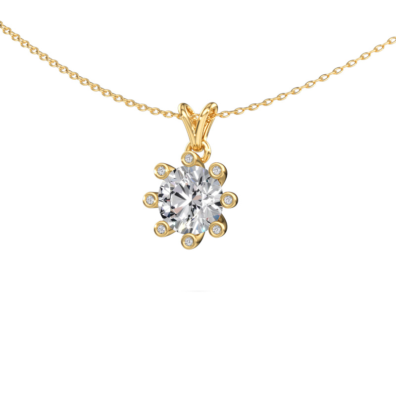 Immagine di Ciondolo Carola 3 585 oro Diamante 2.04 crt