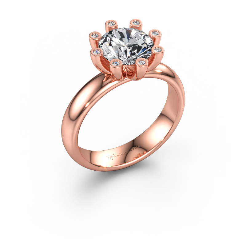 Bild av Ring Carola 3 585 roséguld Diamant 2.04 crt