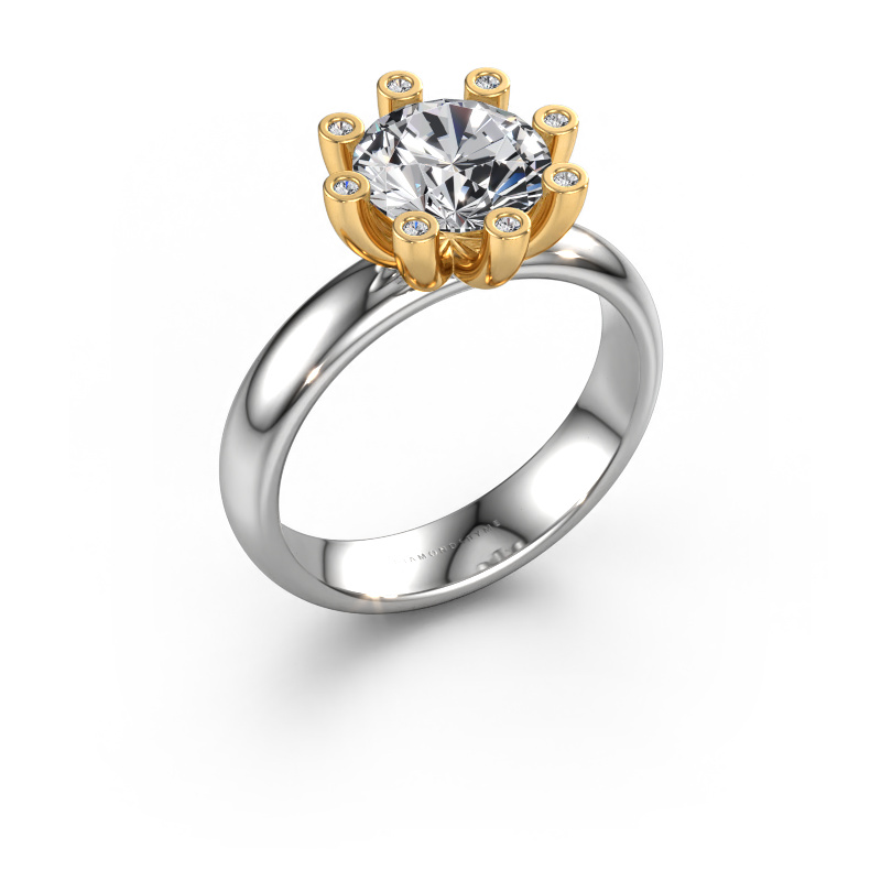 Bild von Ring Carola 3 585 Weißgold Diamant 2.04 crt