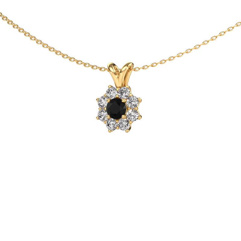 Image of Pendant Carolyn 585 gold Black diamond 0.74 crt