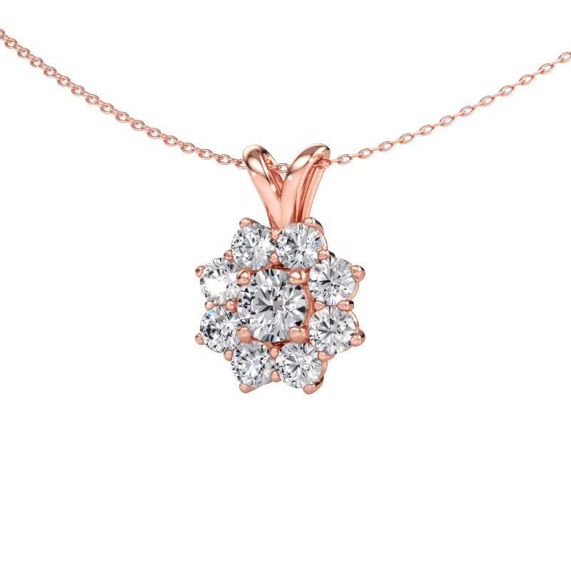 Bild av Hänge Carolyn 585 roséguld Diamant 2.30 crt