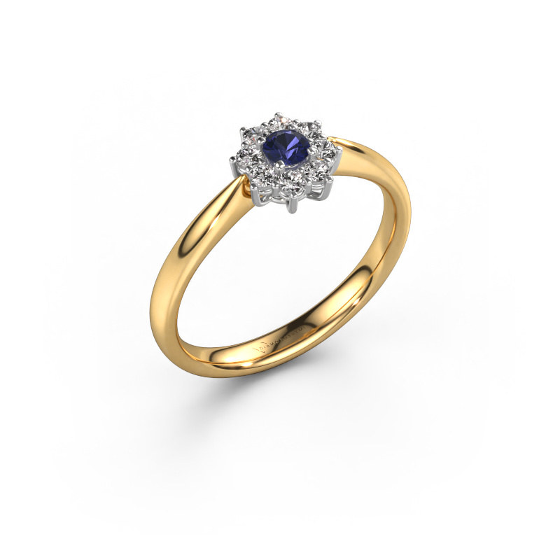 Image of Engagement ring Carolyn 1 585 gold Sapphire 3 mm