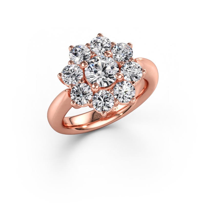 Immagine di Anello di fidanzamento Carolyn 1 585 oro rosa Diamante 2.30 crt