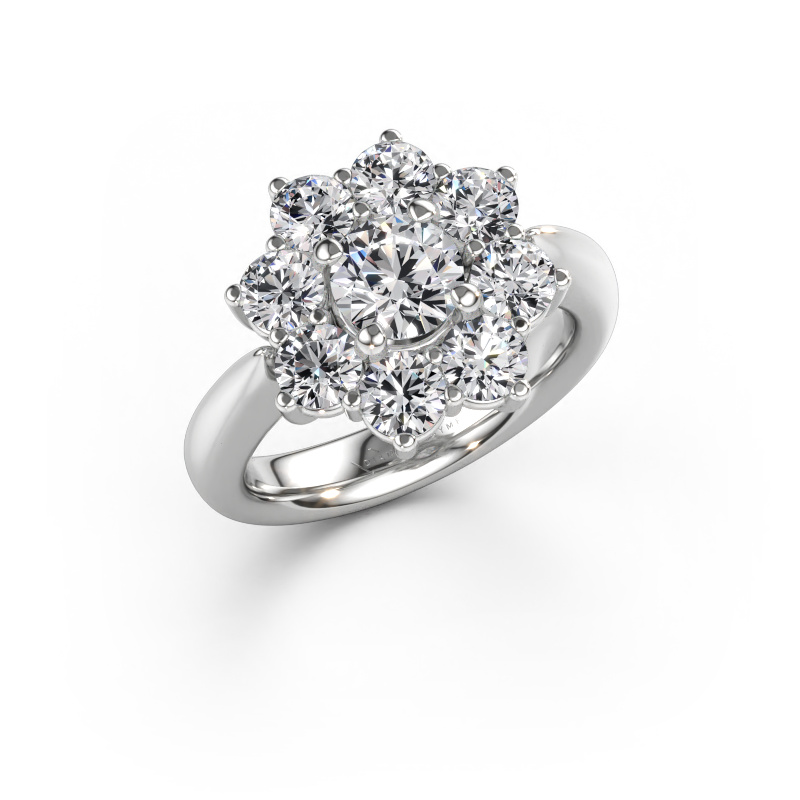 Immagine di Anello di fidanzamento Carolyn 1 585 oro bianco Diamante lab grown 2.30 crt