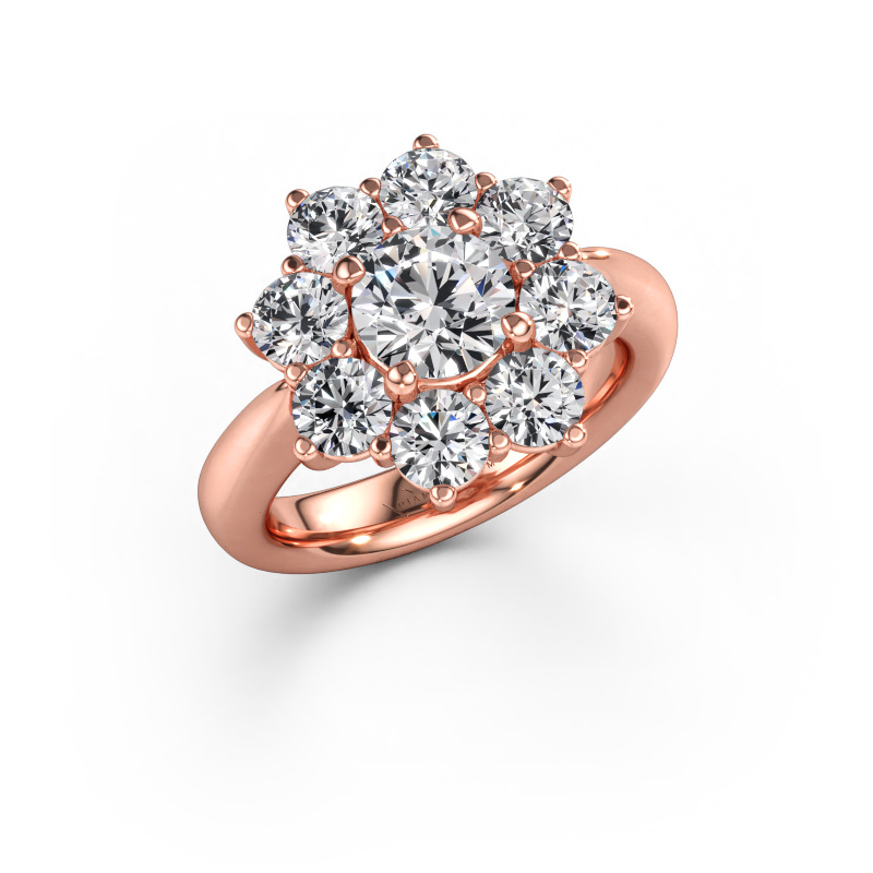Immagine di Anello di fidanzamento Carolyn 1 585 oro rosa Diamante lab grown 3.00 crt