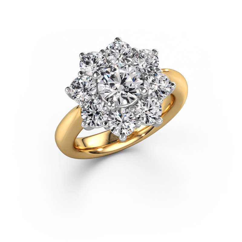 Image de Bague de fiançailles Carolyn 1 585 or jaune Diamant 3.00 crt