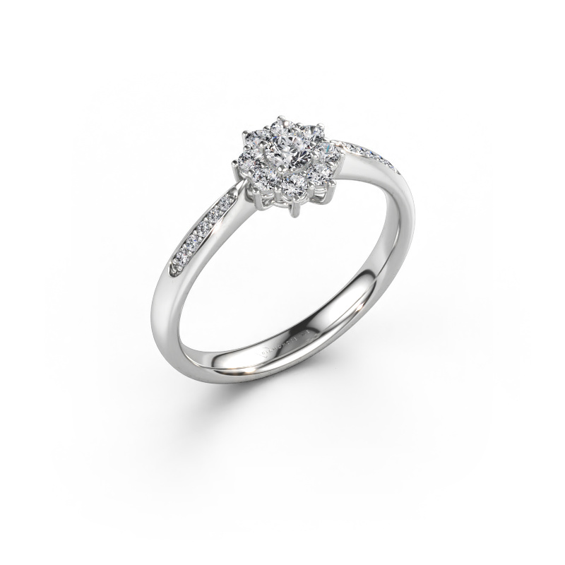 Bild av Förlovningsring Carolyn 2 585 vitt guld Diamant 0.29 crt
