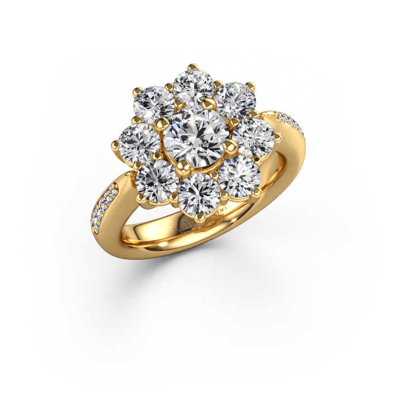 Image of Engagement ring Carolyn 2 585 gold Diamond 2.382 crt