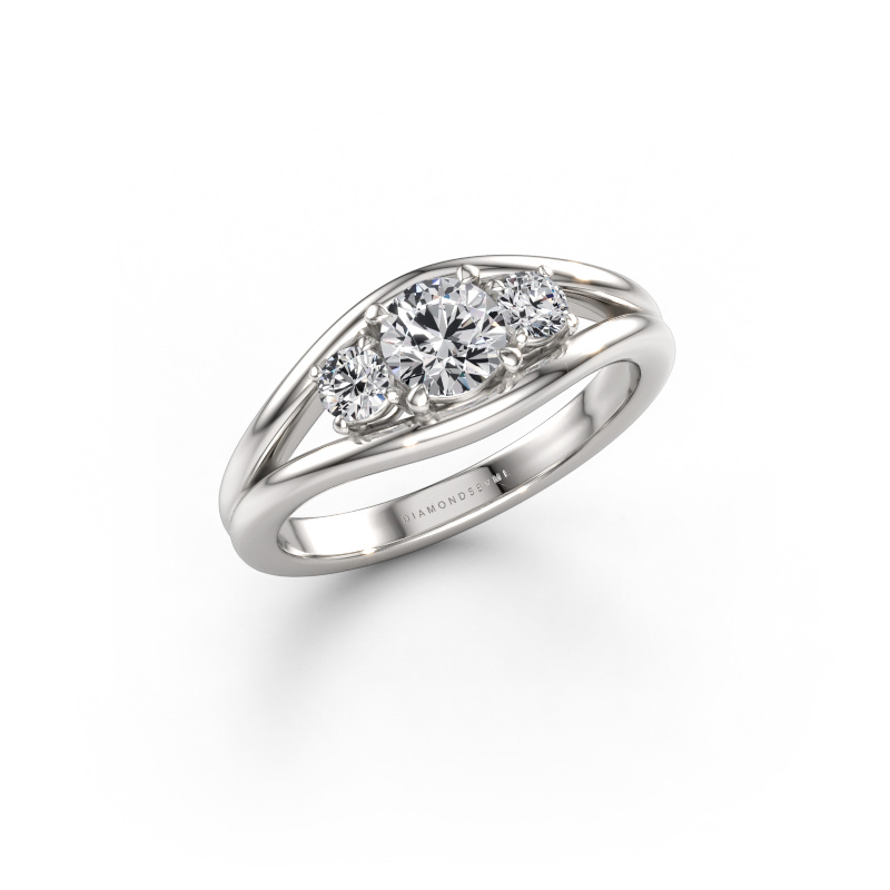 Bild von Ring Cassie RND 950 Platin Lab-grown Diamant 0.70 crt