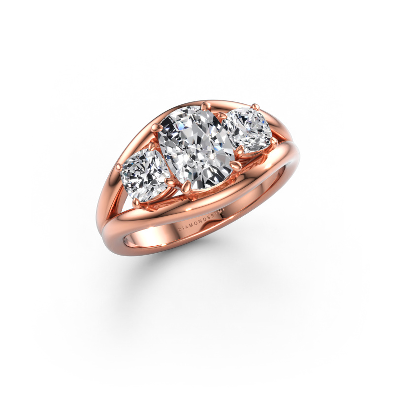 Bild av Ring Cassie CSH 585 roséguld Labbodlad diamant 2.50 crt