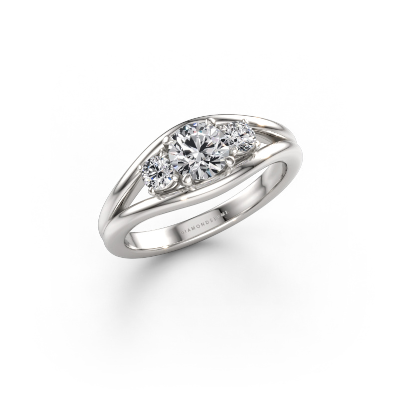 Bild von Ring Cassie RND 950 Platin Lab-grown Diamant 0.80 crt