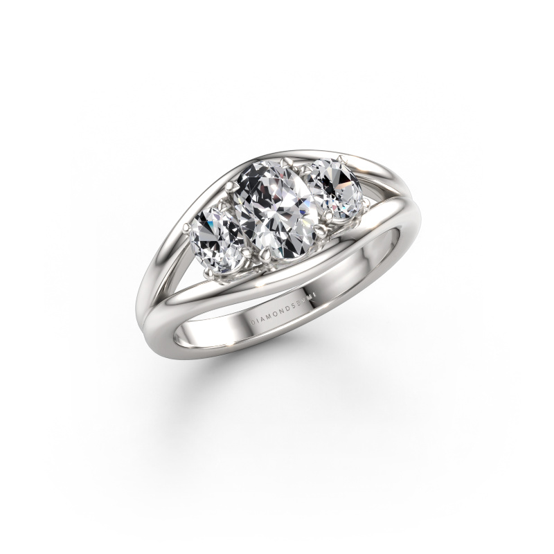 Bild av Ring Cassie OVL 950 platina Diamant 1.120 crt