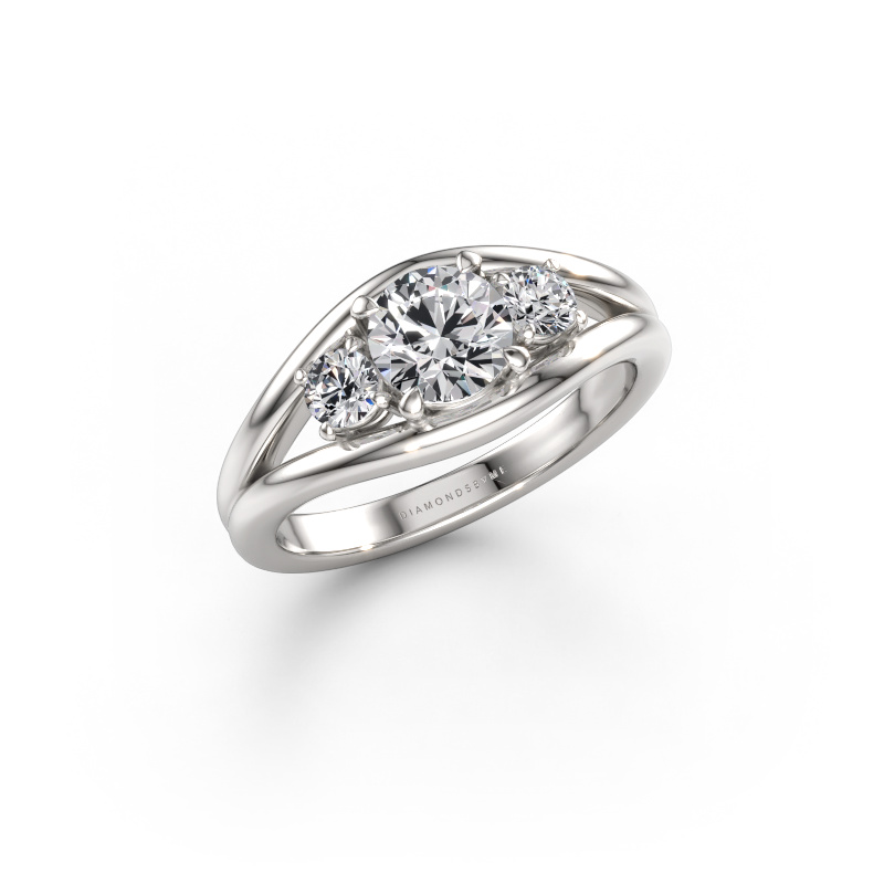Bild von Ring Cassie RND 950 Platin Diamant 0.94 crt