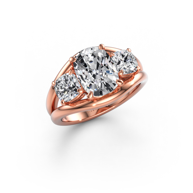 Bild av Ring Cassie CSH 585 roséguld Labbodlad diamant 3.90 crt