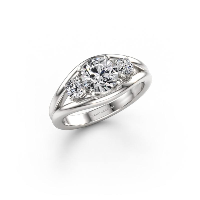 Bild von Ring Cassie RND 950 Platin Diamant 1.30 crt