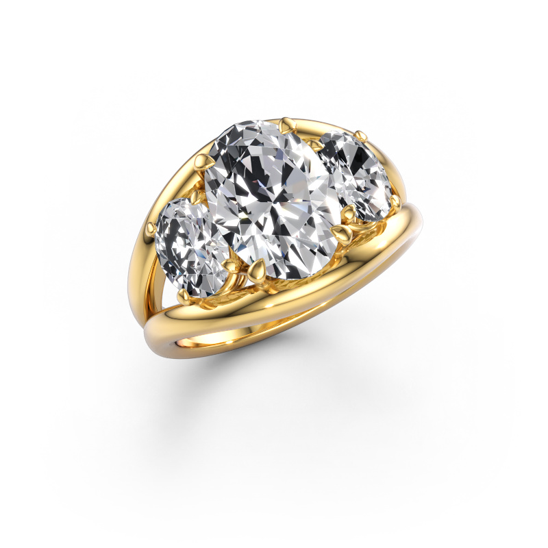 Immagine di Anello Cassie OVL 585 oro Diamante 4.10 crt