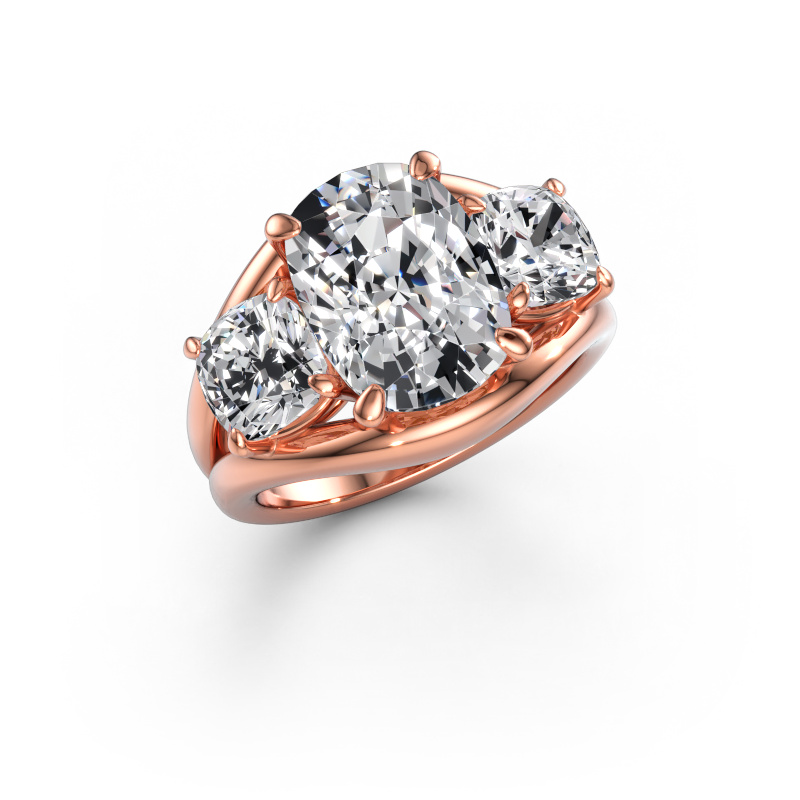 Bild av Ring Cassie CSH 585 roséguld Labbodlad diamant 7.10 crt