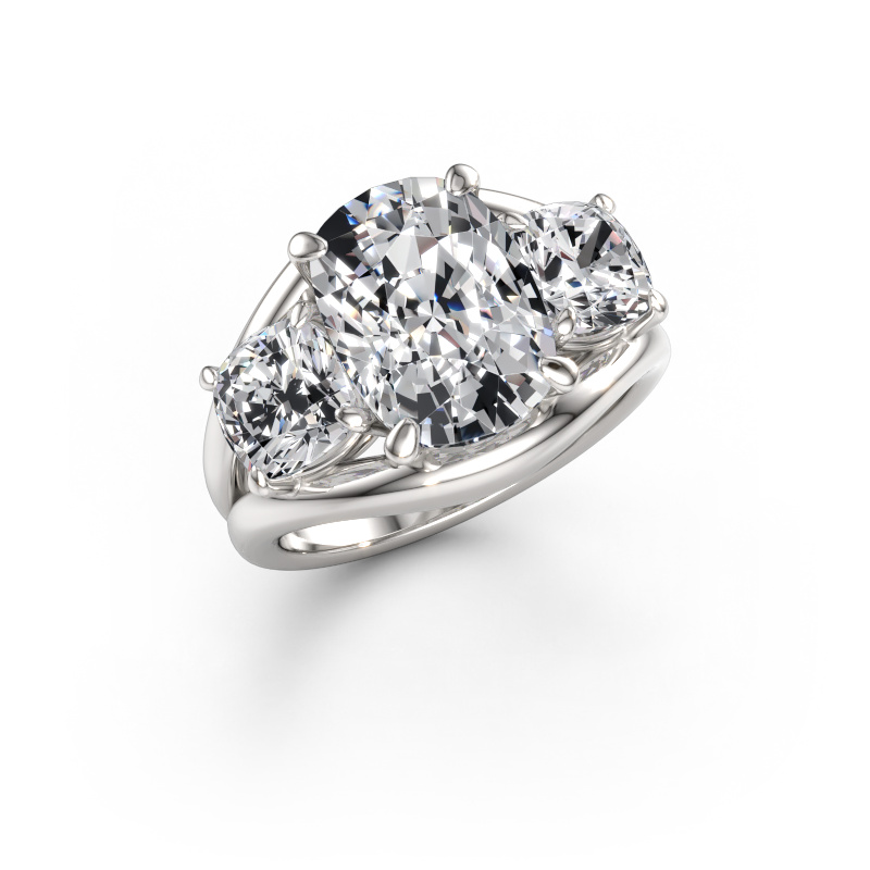 Immagine di Anello Cassie CSH 950 platino Diamante lab grown 7.10 crt