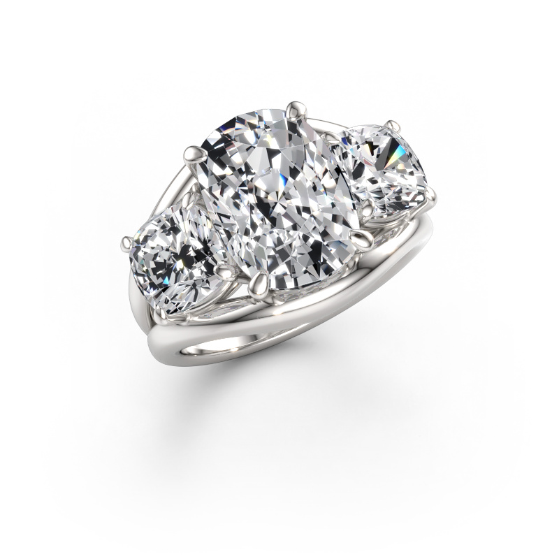 Immagine di Anello Cassie CSH 950 platino Diamante lab grown 7.60 crt