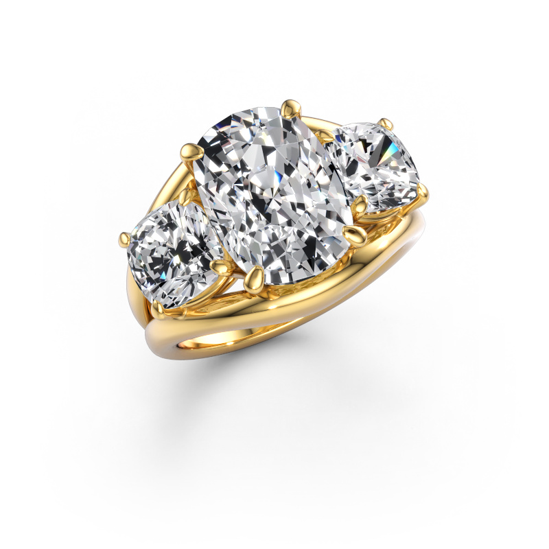 Bild av Ring Cassie CSH 585 gult guld Labbodlad diamant 7.60 crt