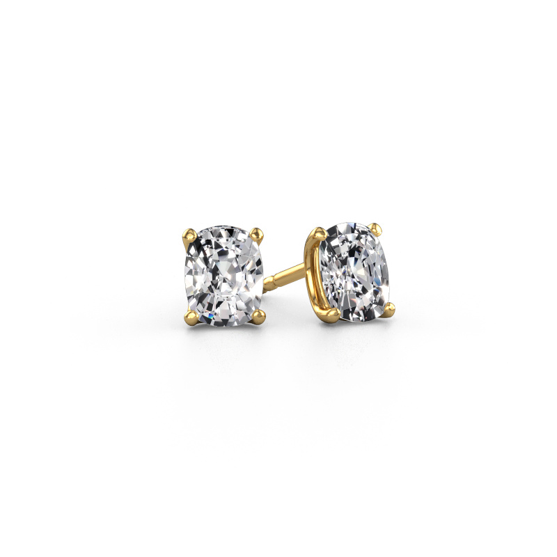 Image de Clous d'oreilles Sam CSH 585 or jaune Diamant synthétique 2.00 crt