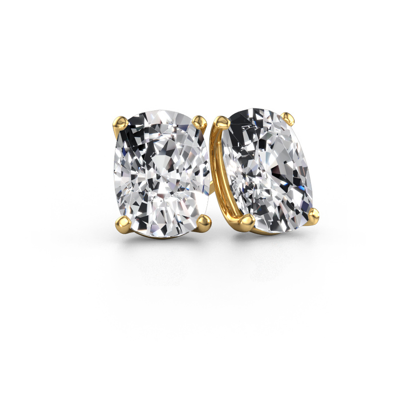Image de Clous d'oreilles Sam CSH 585 or jaune Diamant synthétique 10.00 crt