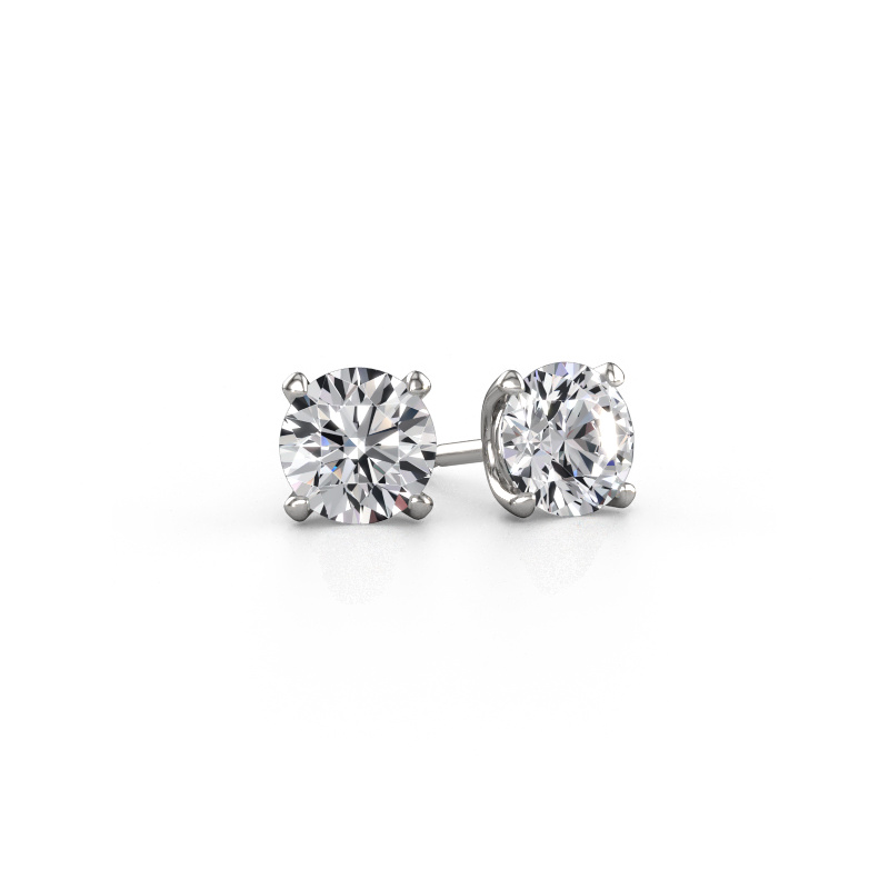 Bild von Ohrsteckers Sam RND 950 Platin Lab-grown Diamant 2.00 crt