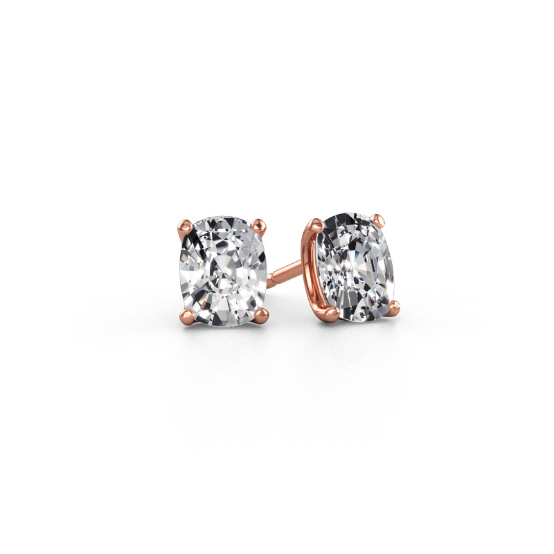 Immagine di Orecchini a lobo Sam CSH 585 oro rosa Diamante lab grown 2.50 crt