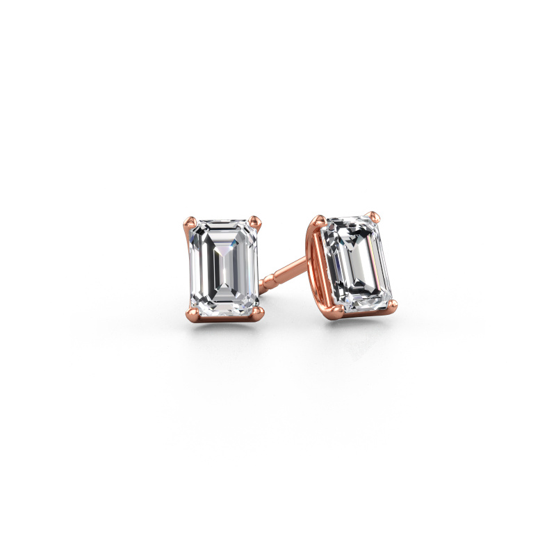 Afbeelding van Oorstekers Sam EME 585 rosé goud Diamant 1.80 crt