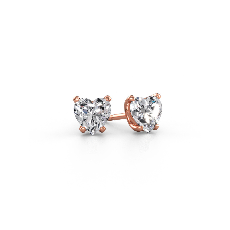 Immagine di Orecchini Sam Heart 585 oro rosa Diamante 1.60 crt