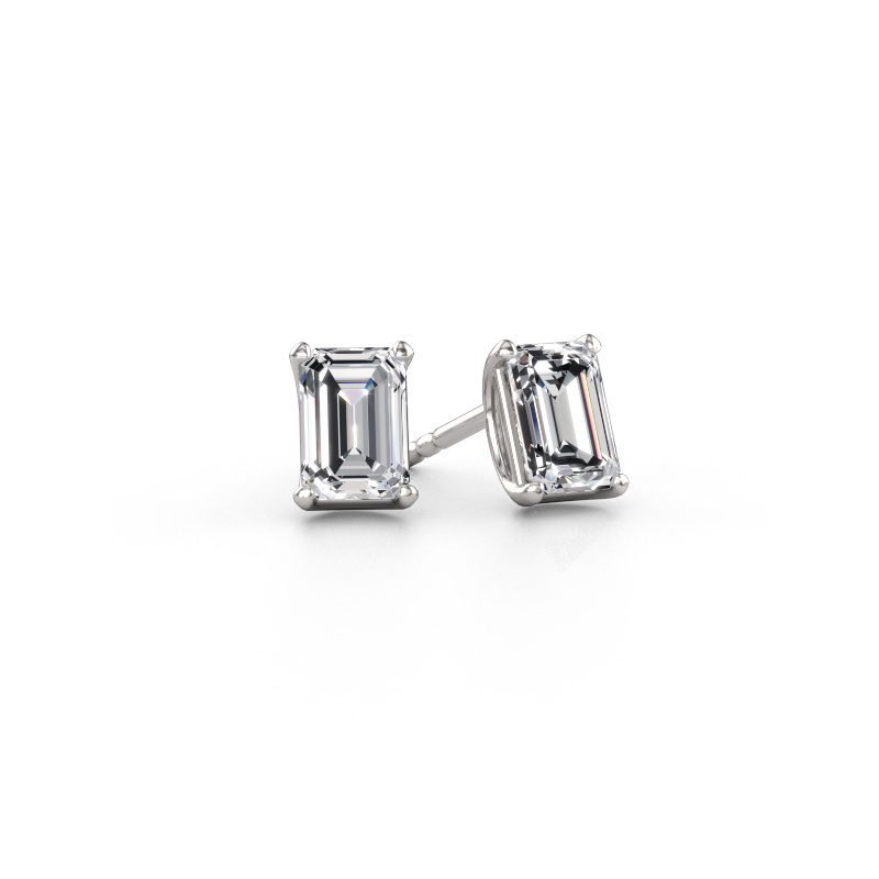 Afbeelding van Oorstekers Sam EME 950 platina Lab-grown diamant 1.80 crt