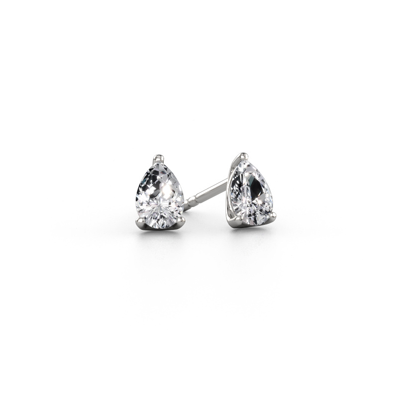 Image de Clous d'oreilles Sam PER 950 platine Diamant 1.00 crt