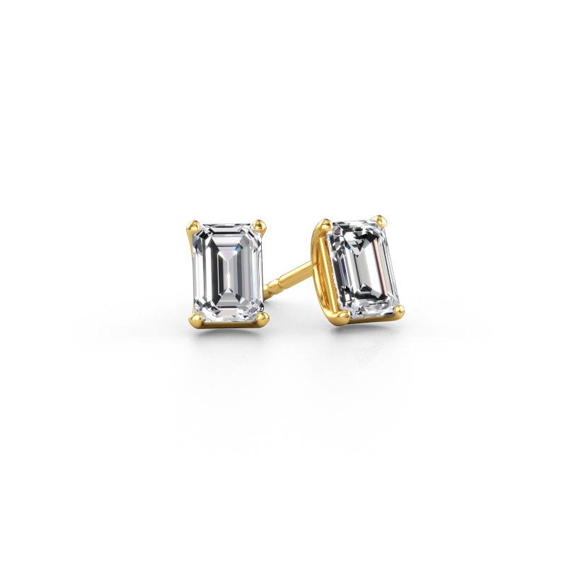 Immagine di Orecchini a lobo Sam EME 585 oro Diamante lab grown 1.80 crt