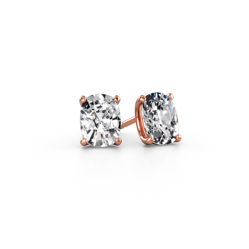 Immagine di Orecchini a lobo Sam CSH 585 oro rosa Diamante lab grown 3.00 crt