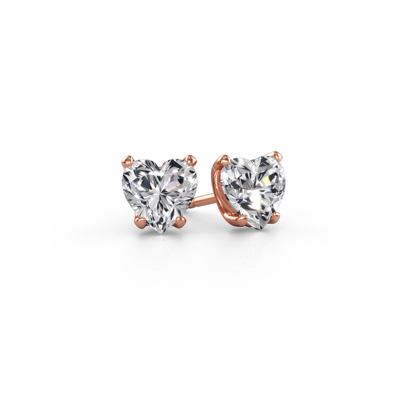 Immagine di Orecchini Sam Heart 585 oro rosa Diamante 2.50 crt