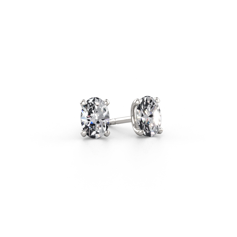 Bild av Stiftörhängen Sam OVL 950 platina Diamant 1.20 crt
