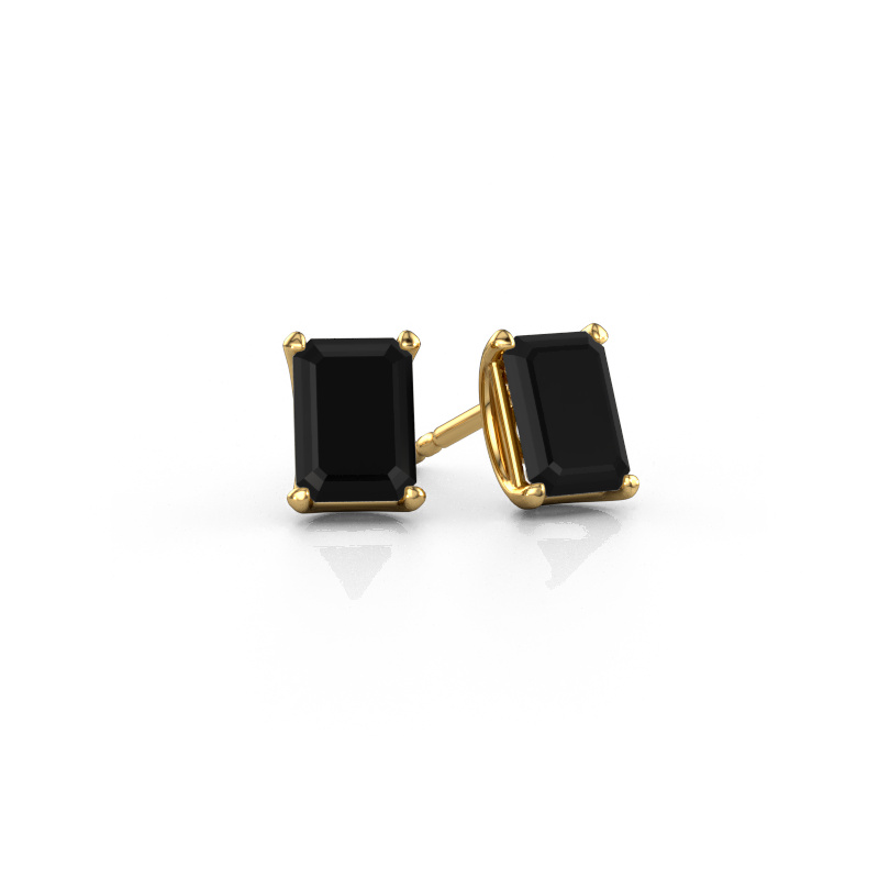 Bild von Ohrsteckers Sam EME 585 Gold Schwarz Diamant 2.760 crt