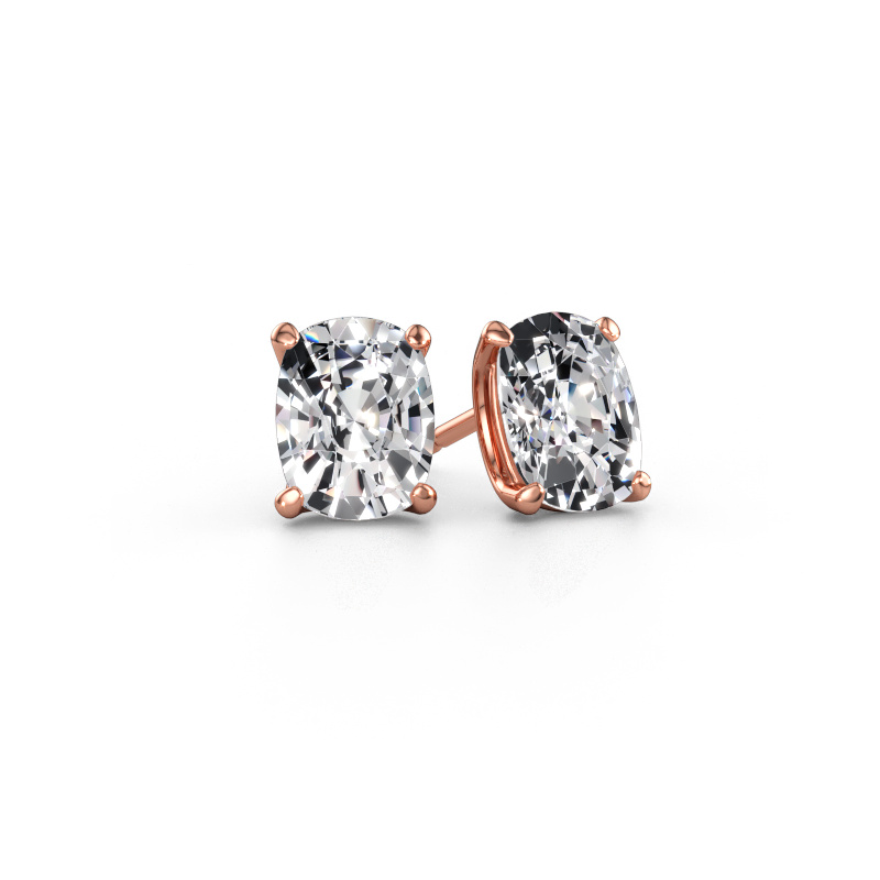 Immagine di Orecchini a lobo Sam CSH 585 oro rosa Diamante lab grown 4.00 crt