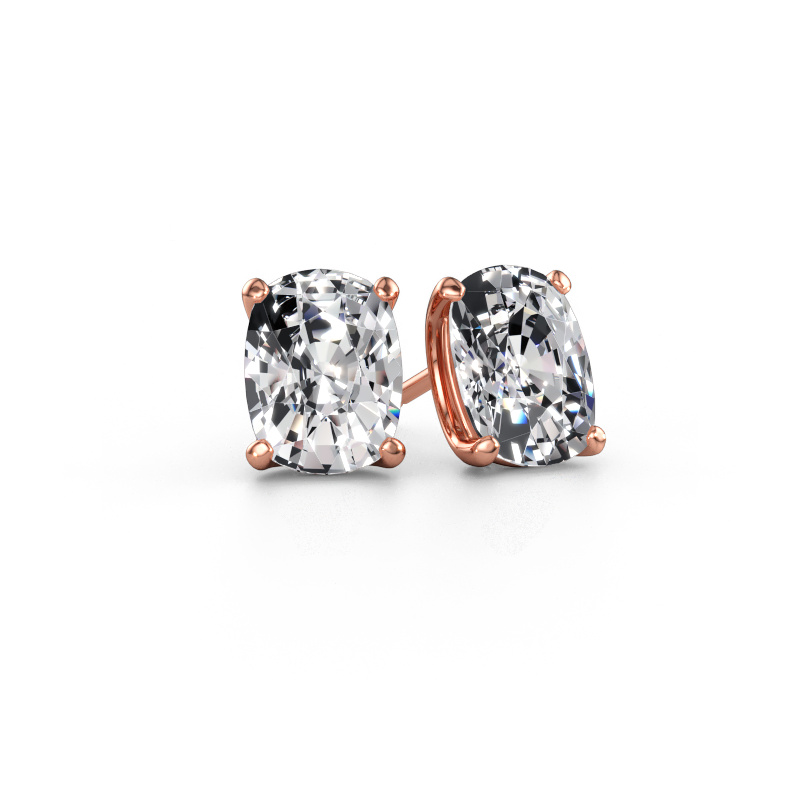 Immagine di Orecchini a lobo Sam CSH 585 oro rosa Diamante lab grown 5.00 crt