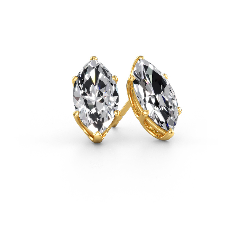 Immagine di Orecchini a lobo Sam MRQ 585 oro Diamante 5.00 crt